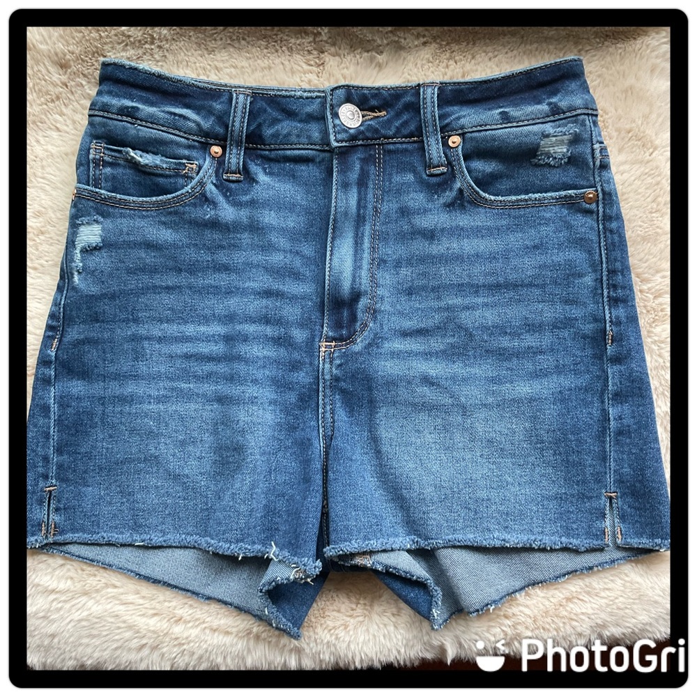 Paige Distressed Shorts EUC